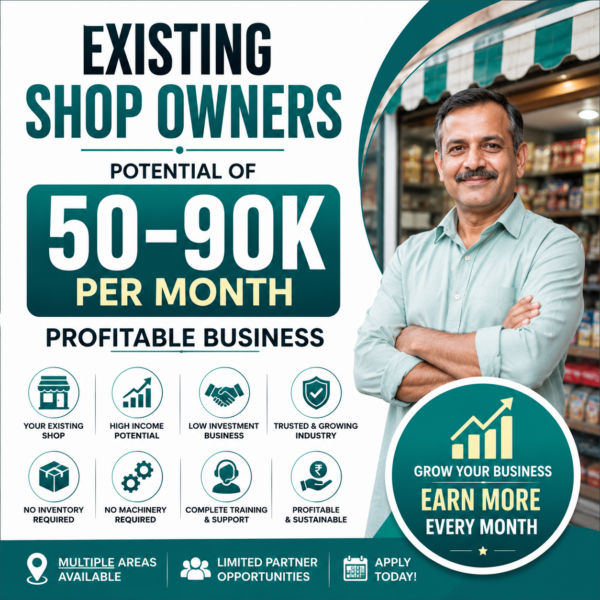 Busines Ideas 50-90k month Niche franchise offer in Bangalore India
